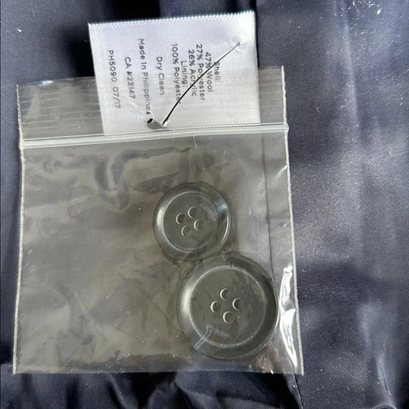 New Talbots Black and White Plaid Blazer wool blend - Picture 8 of 8